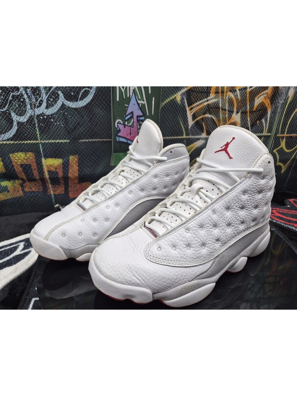Nike Air Jordan 13 Retro Wolf Grey 414571-160 Chicago Cherry Playoff Flint Men 9